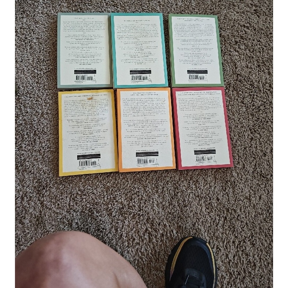 C.S. Lewis Signature Classics 6 Book Box Set Mere Christianity Screwtape Letters - Picture 5 of 5